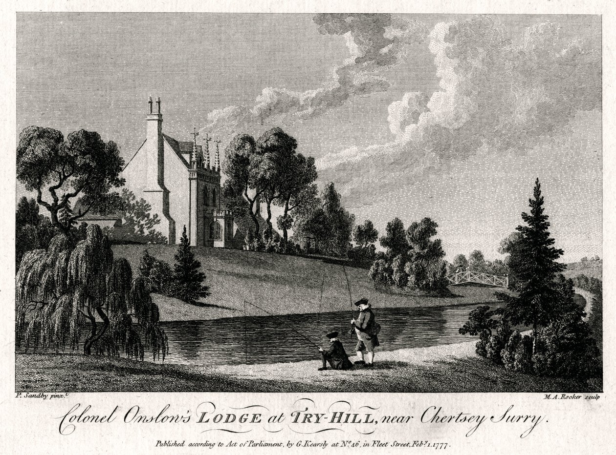 Lodge du colonel Onslow à Try-Hill, près de Chertsey, Surry - Michael Angelo Rooker