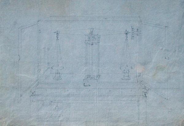 Balance chimique, du carnet de Michael Faraday - Michael Faraday