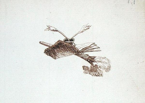 Dessin du carnet de croquis de Michael Faraday - Michael Faraday