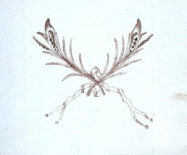 Dessin du scrapbook de Michael Faraday - Michael Faraday