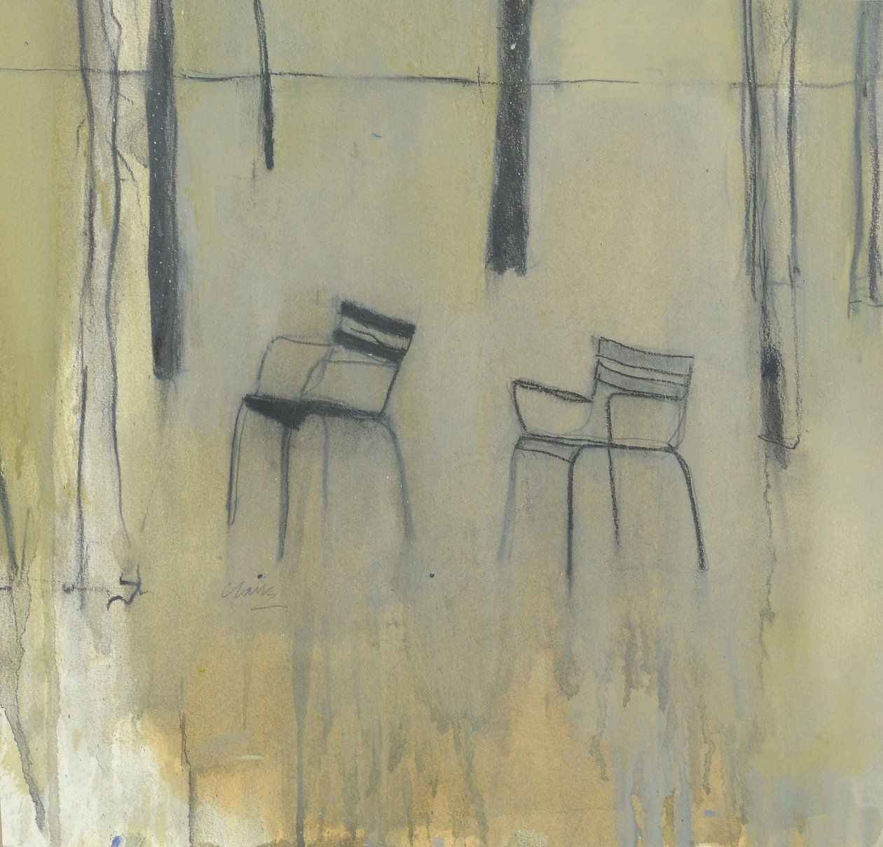 Chaises, Jardin des Tuileries, 2015 (techniques mixtes) - Michael G. Clark