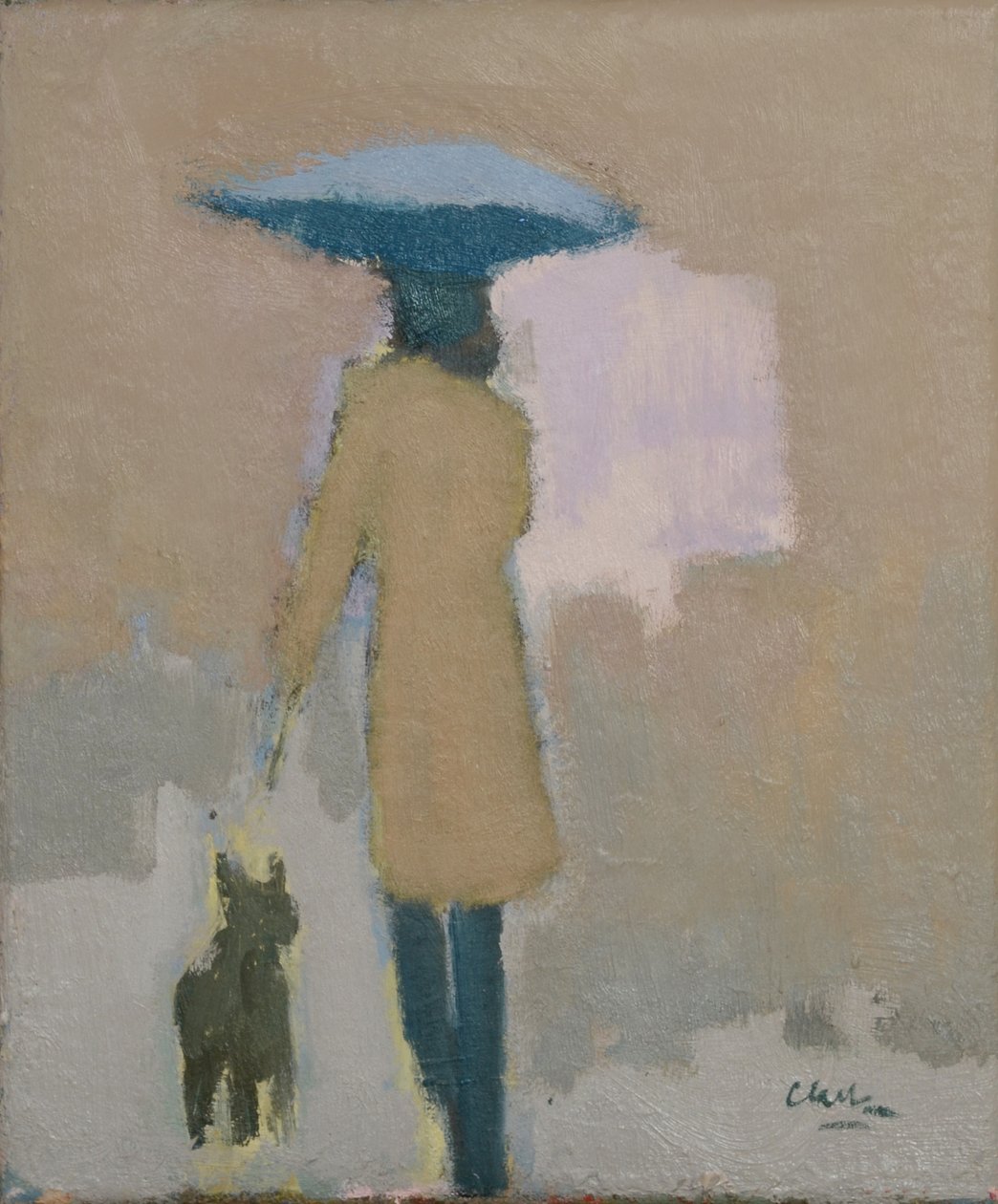 Parisien, 2017 (huile sur lin) - Michael G. Clark