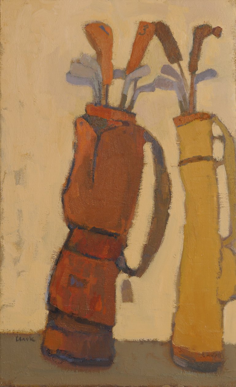 Le vestiaire, 2015 (huile sur lin) - Michael G. Clark