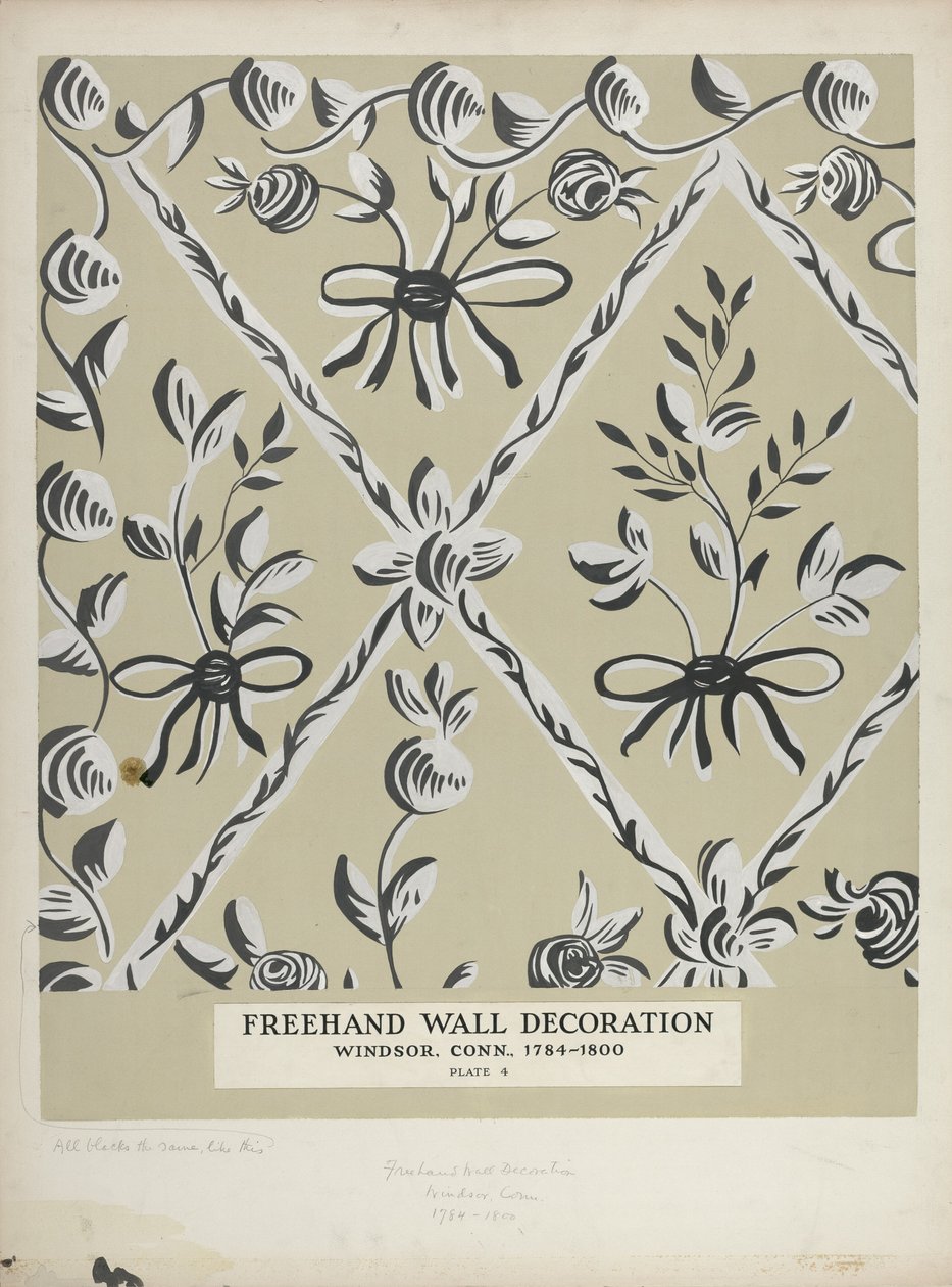 Décoration à main levée, vers 1939 - Michael Lauretano