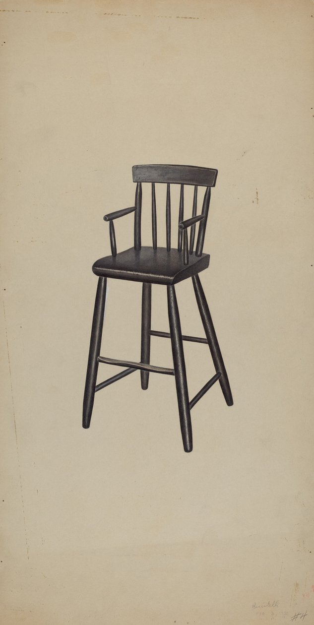 Chaise haute, 1938 - Michael Riccitelli