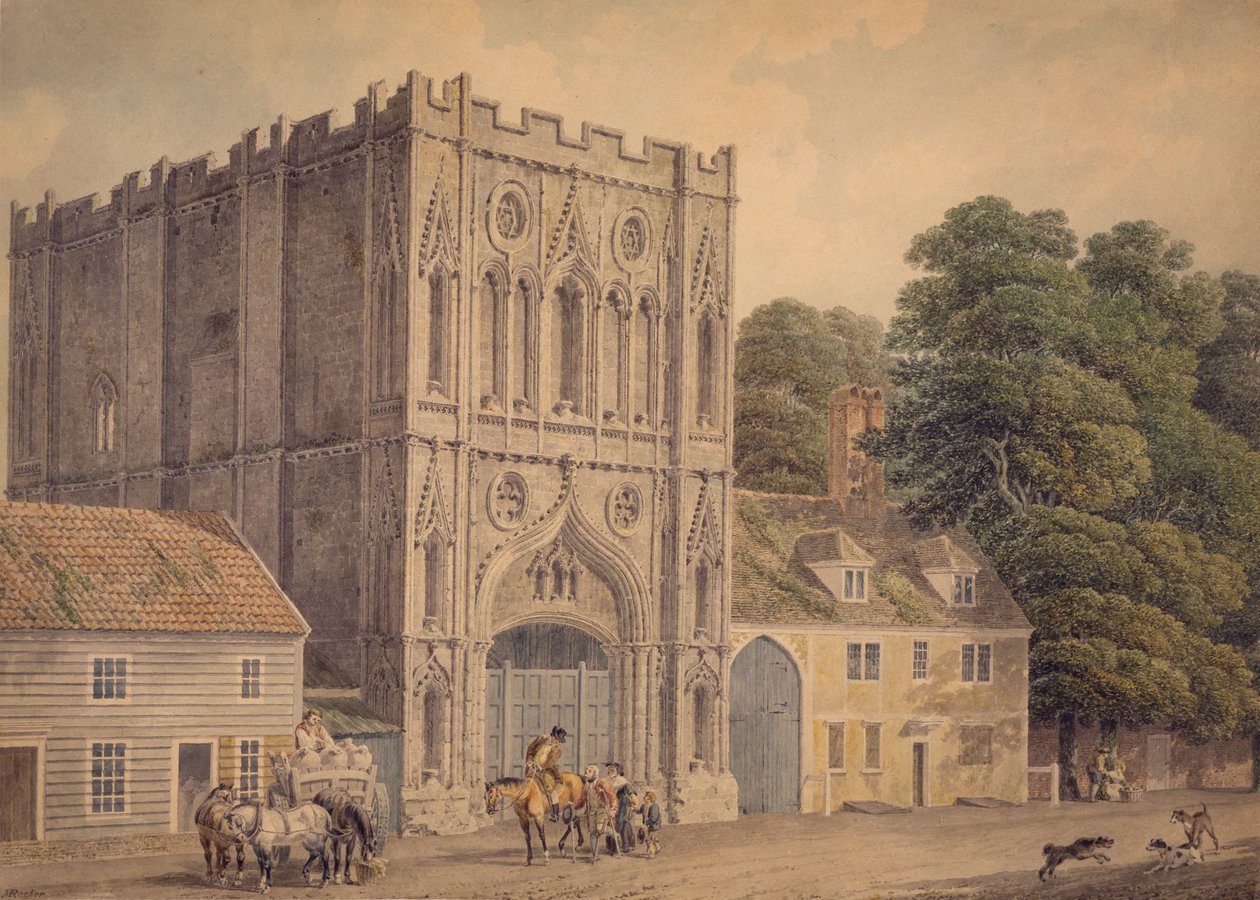 La Façade Ouest de la Porte de l
