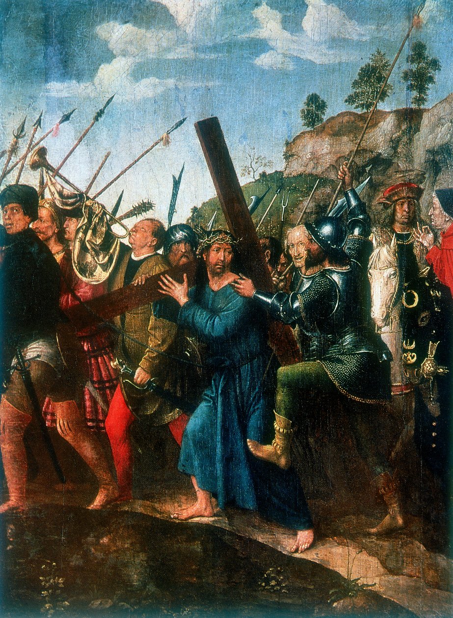 Jésus sur le chemin du Calvaire, fin 15e début 16e siècle - Michael Sittow