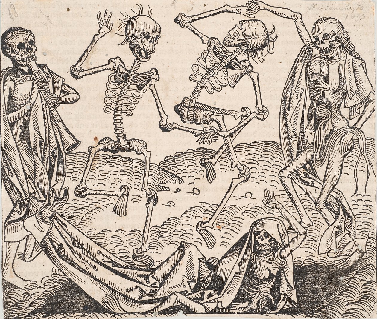 Danse macabre de la Chronique de Nuremberg - Michael Wolgemut