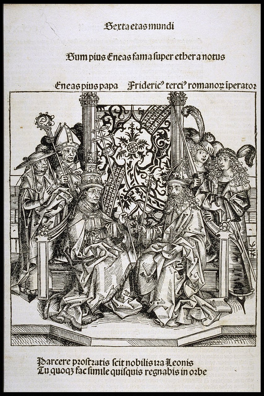 Rencontre entre le pape Pie II et Frédéric III, empereur d