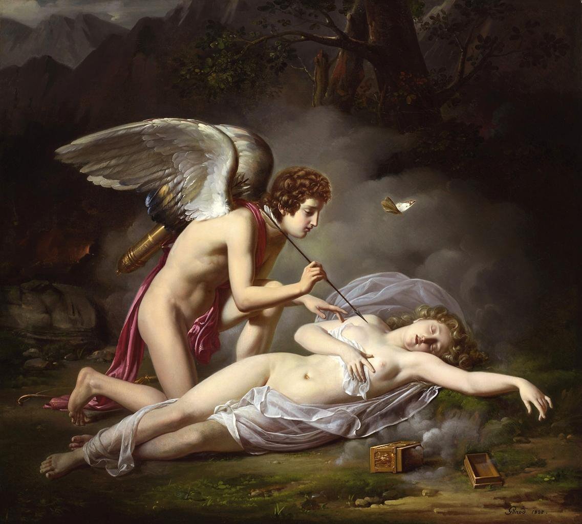 Amour et Psyché - Michel Philibert Genod