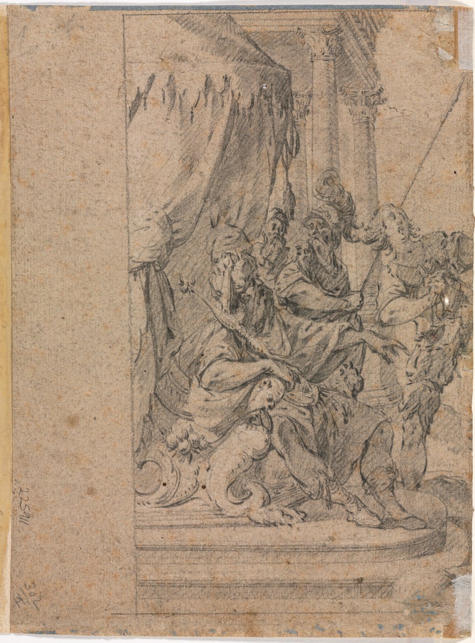 Panthea devant Cyrus? (verso) - Michel Dorigny