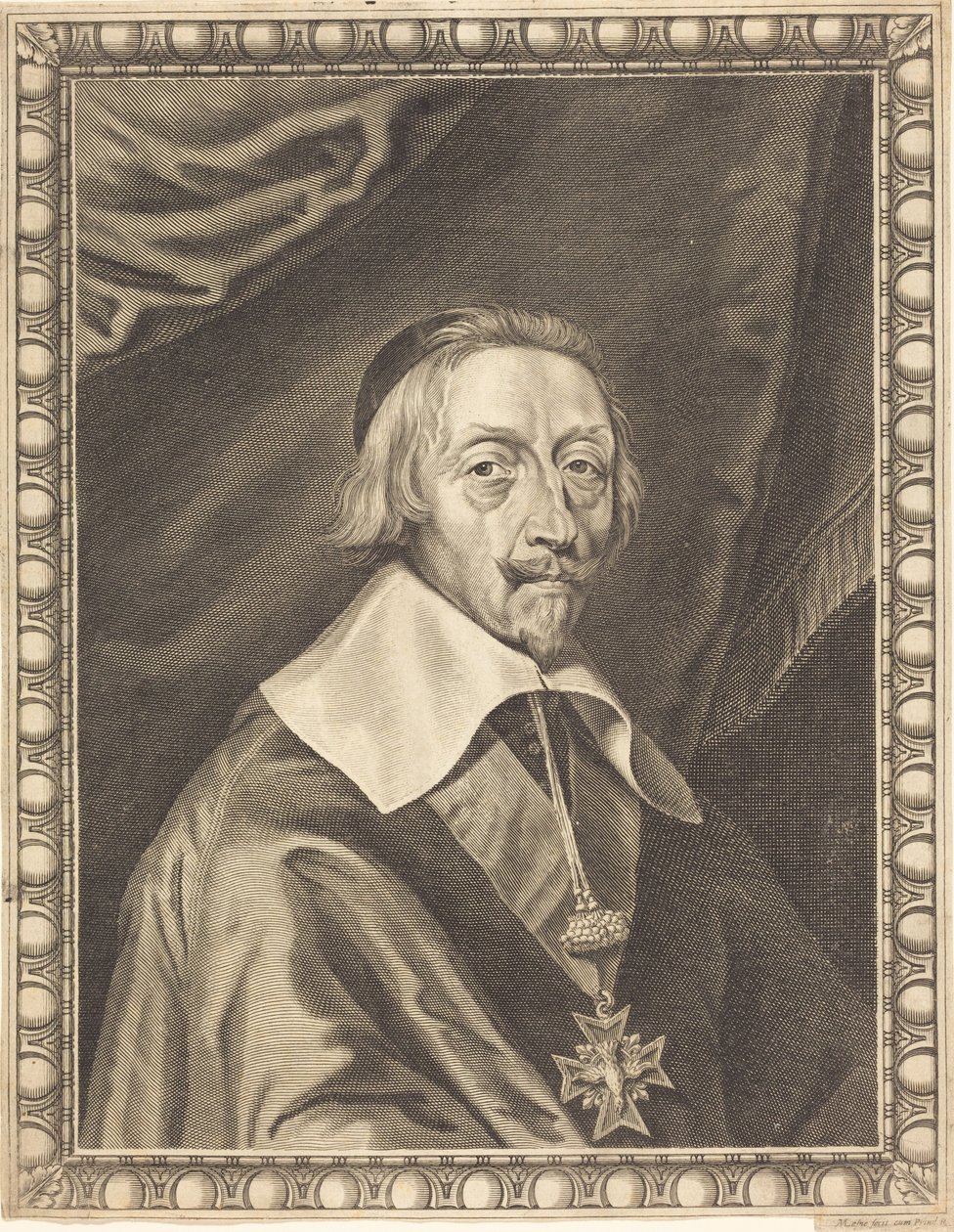 Armand Jean du Plessis, cardinal de Richelieu - Michel Lasne