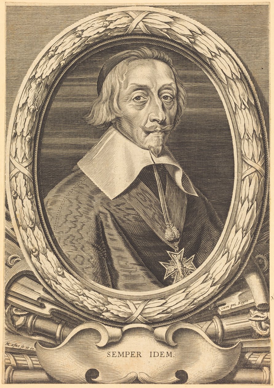 Armand Jean du Plessis, cardinal Richelieu - Michel Lasne