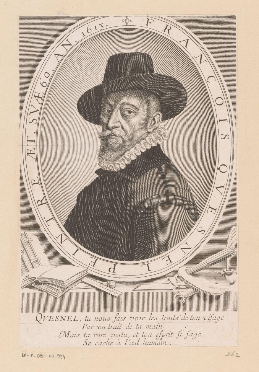 Portrait de François Quesnel - Michel Lasne