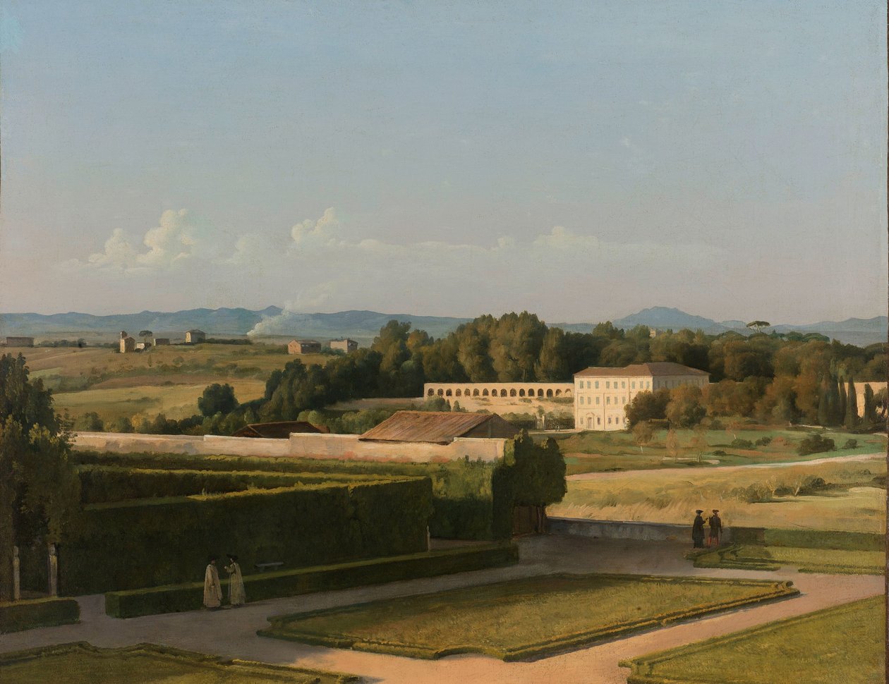 Vue des jardins de la Villa Médicis - Michel Martin Drolling