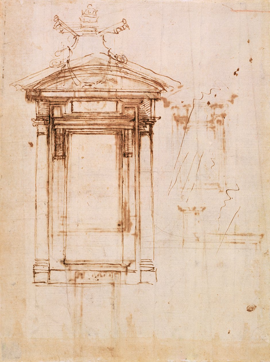 Étude Architecturale - Michelangelo Buonarroti