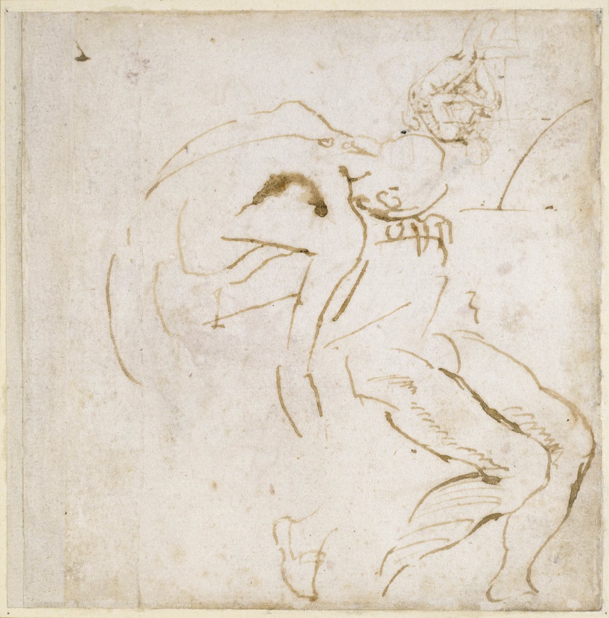 Étude de figure, c.1511 - Michelangelo Buonarroti