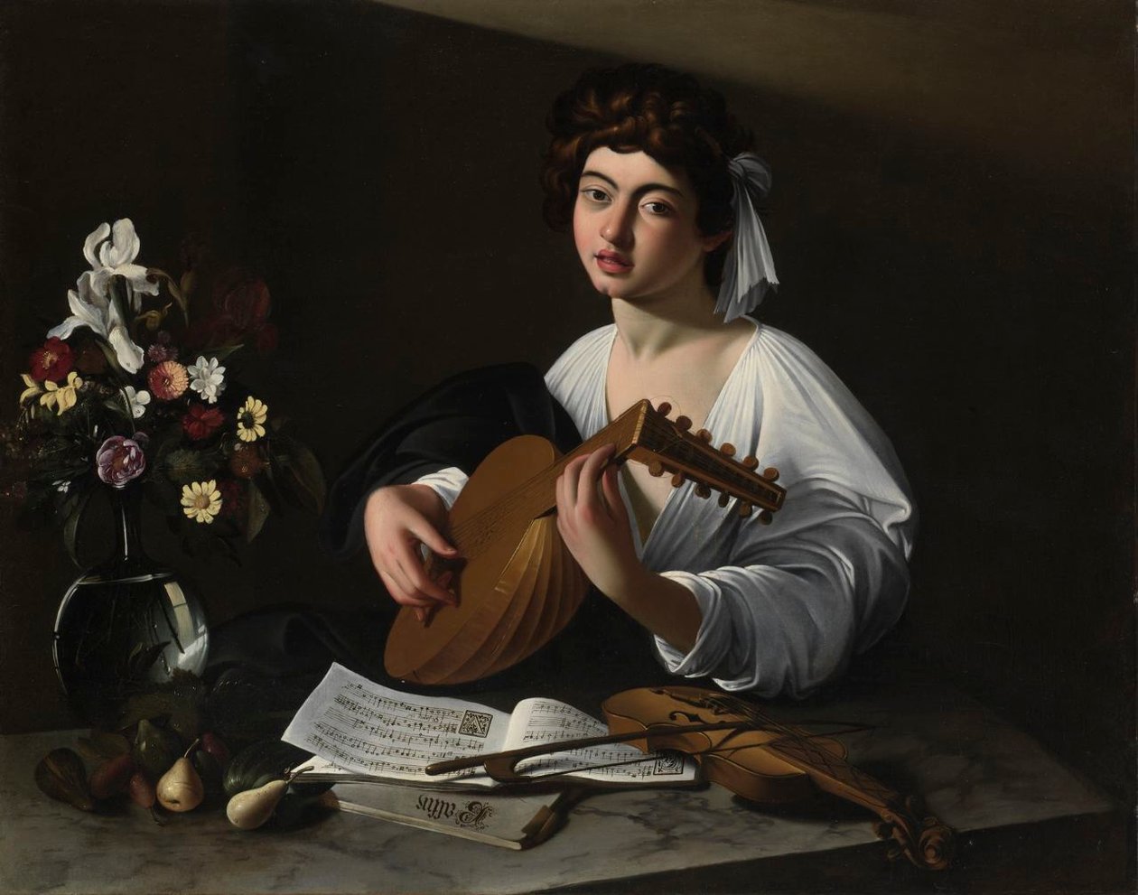 Apollon joueur de luth - Michelangelo Merisi Caravaggio