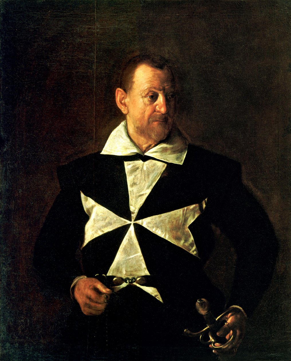 Portrait de Fra Antonio Martelli - Michelangelo Merisi Caravaggio