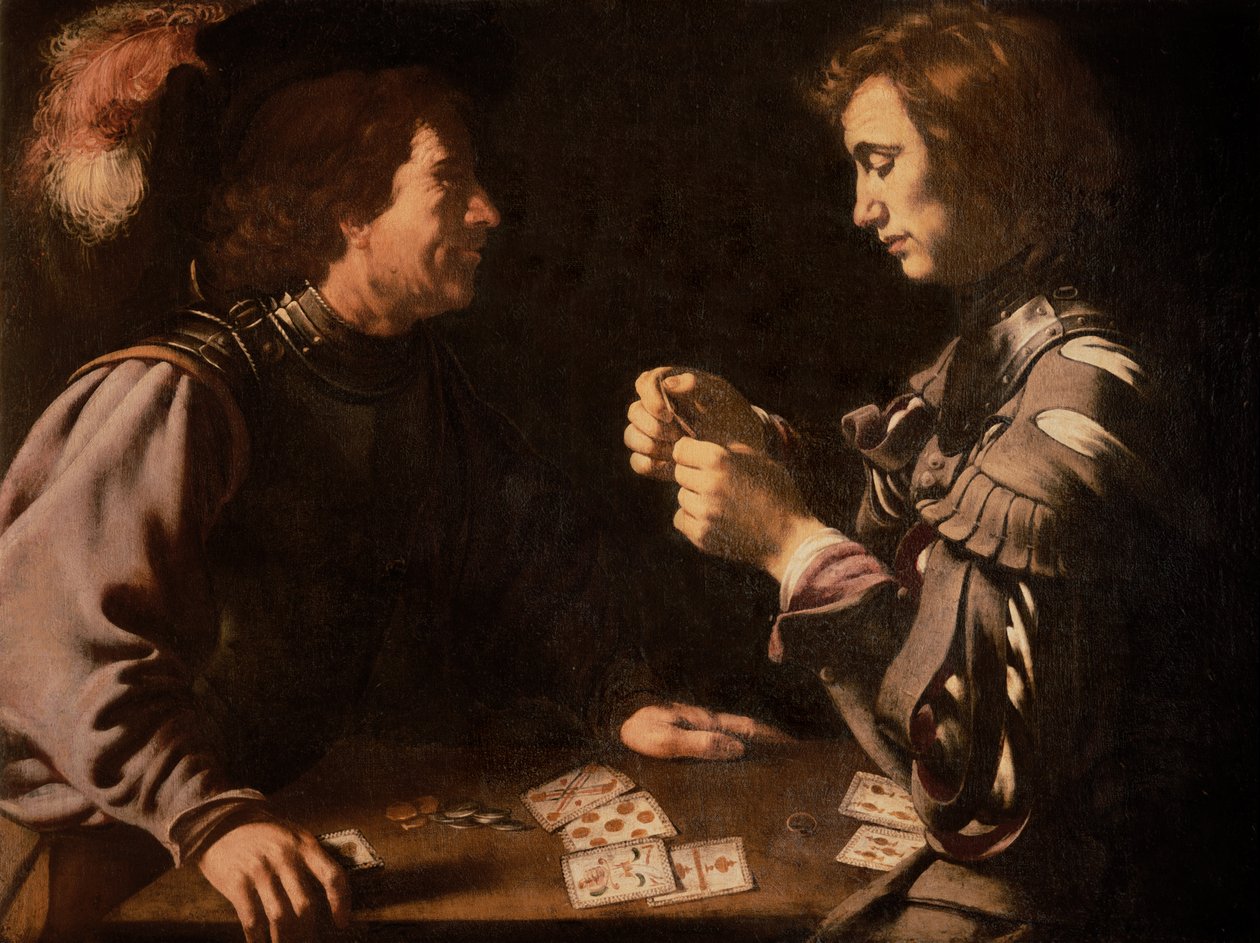Les joueurs - Michelangelo Merisi Caravaggio