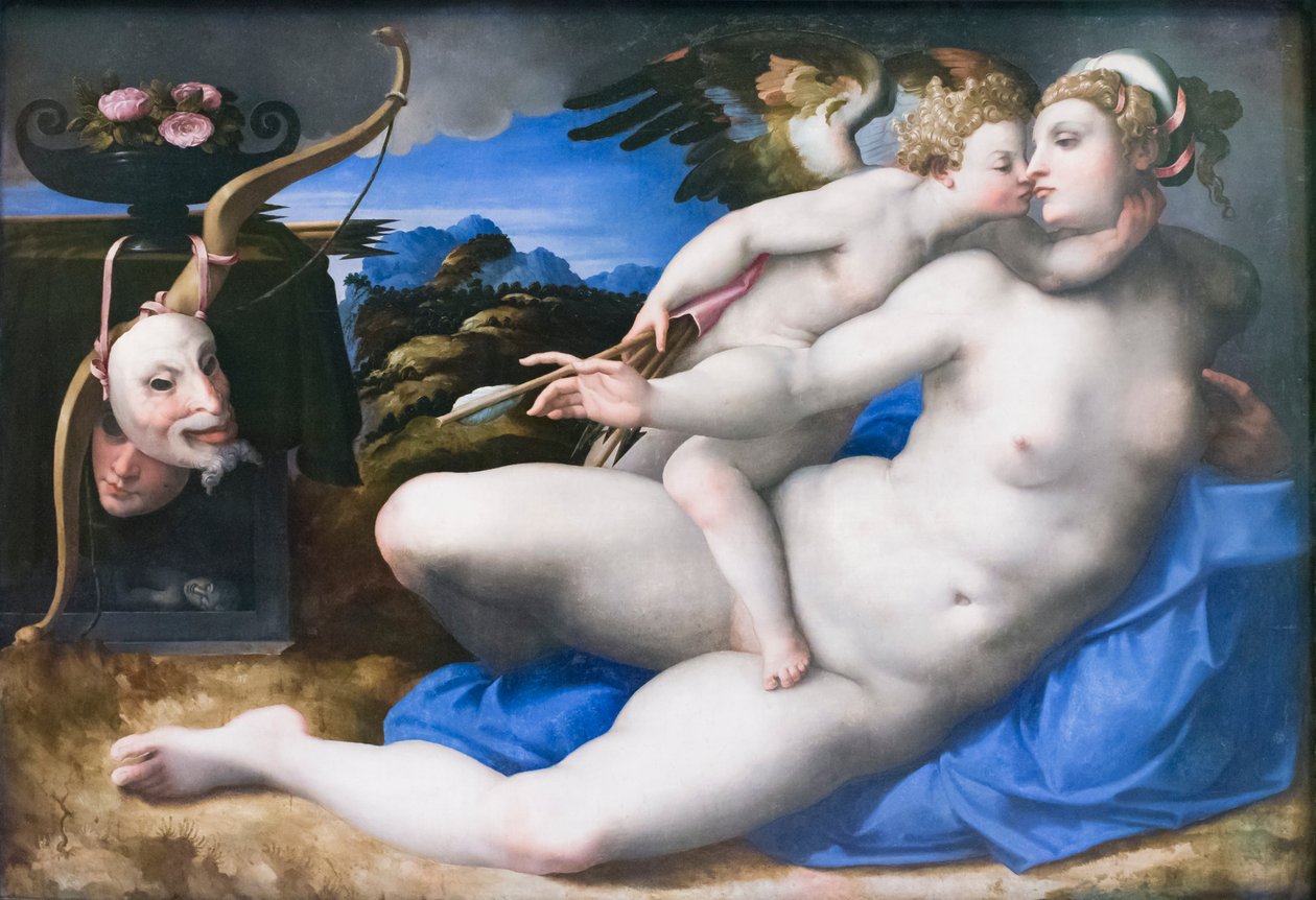 Vénus et Cupidon - Michelangelo (after) Buonarroti