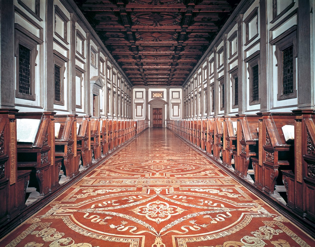 Salle de la Bibliothèque Laurentienne - Michelangelo Buonarroti