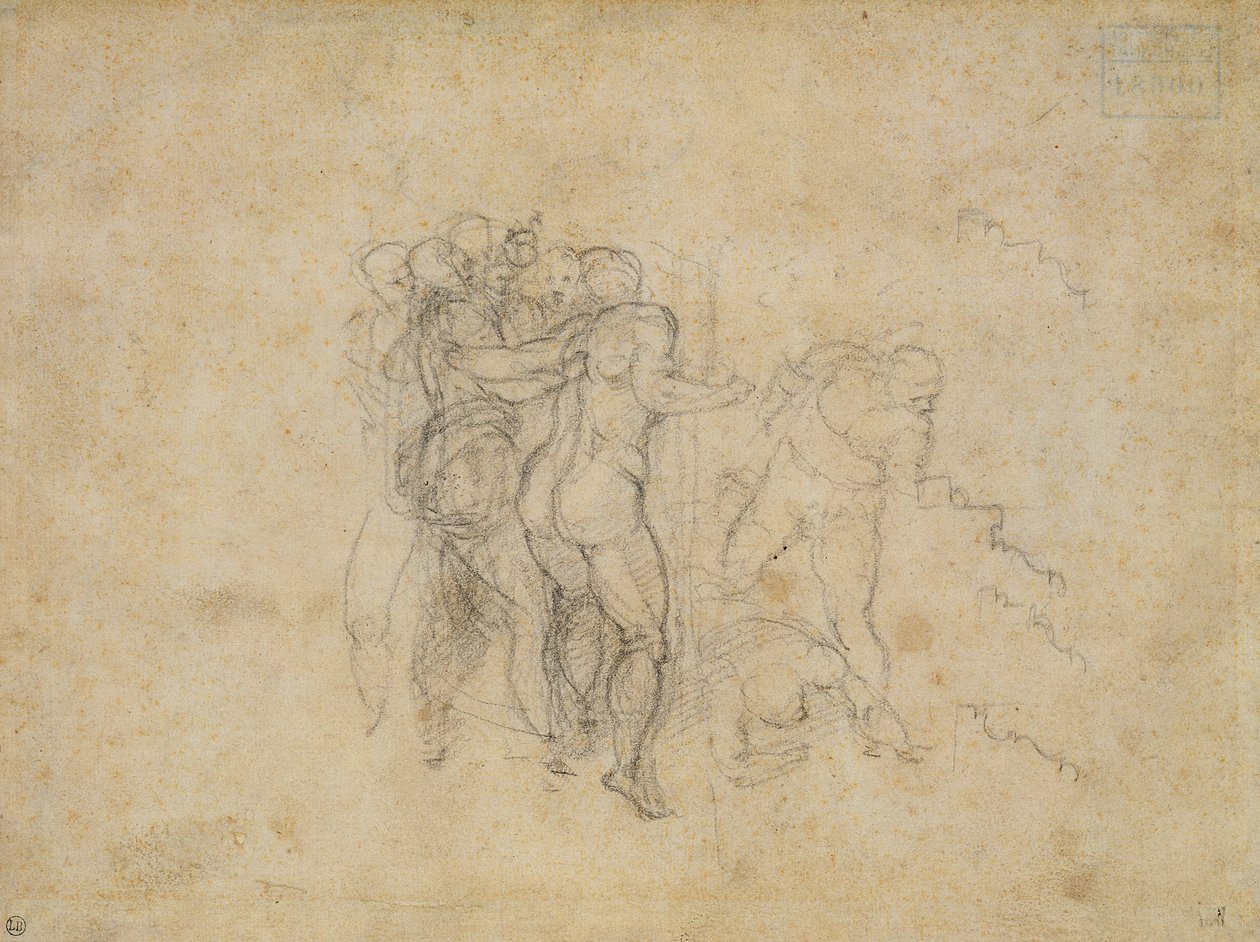 Étude pour le Jugement Dernier - Michelangelo Buonarroti
