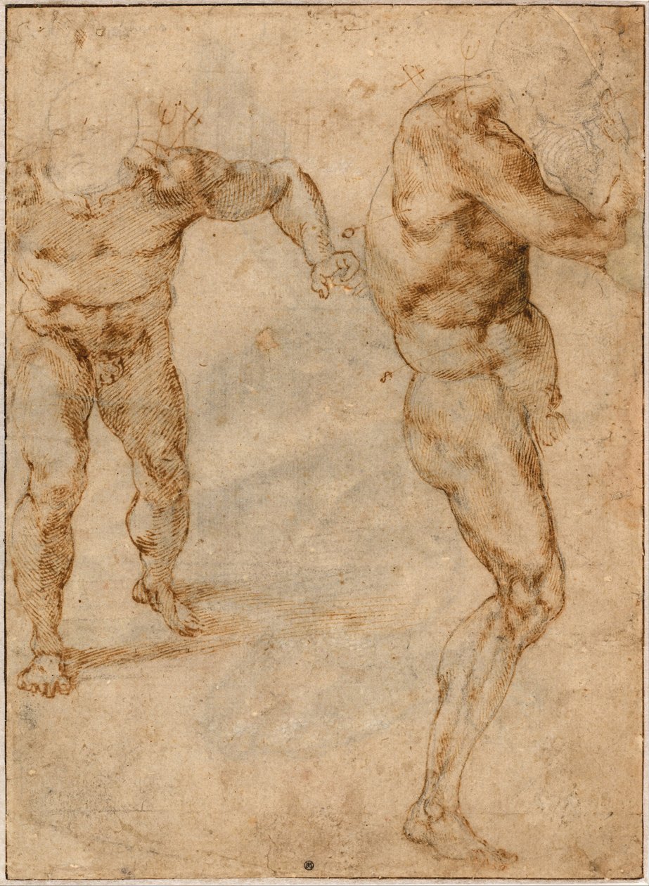 Deux études de nus d
