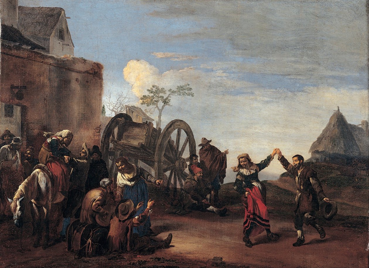 Bambocciata Enfantillage - Michelangelo Cerquozzi