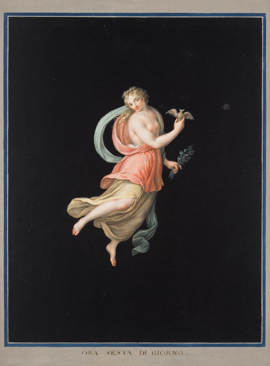 Allégorie féminine de la nuit - Michelangelo Maestri