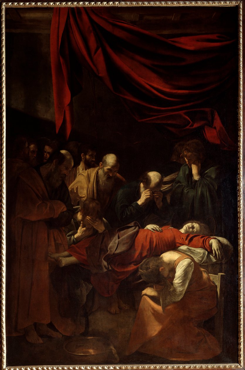La Mort de la Vierge, 1605 - Michelangelo Merisi da Caravaggio