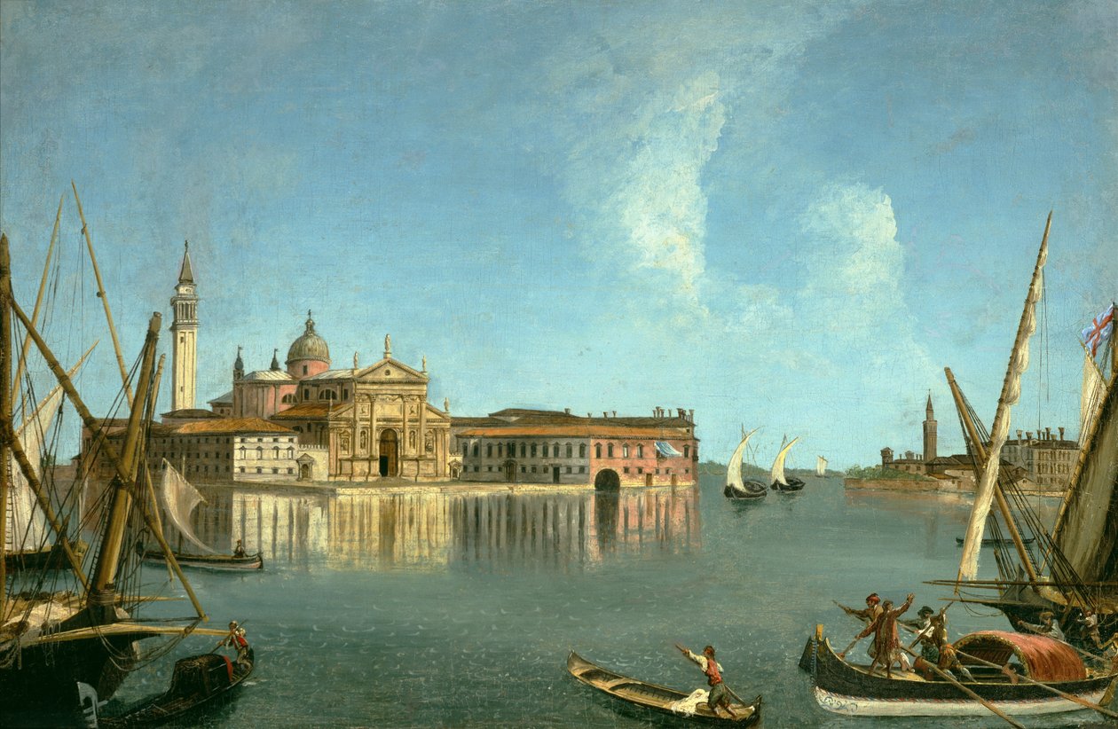 San Giorgio Maggiore à travers la lagune vénitienne - Michele Marieschi