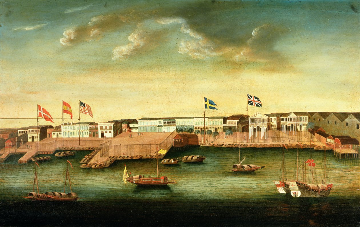 Usines étrangères à Canton - Michele Felice Corne