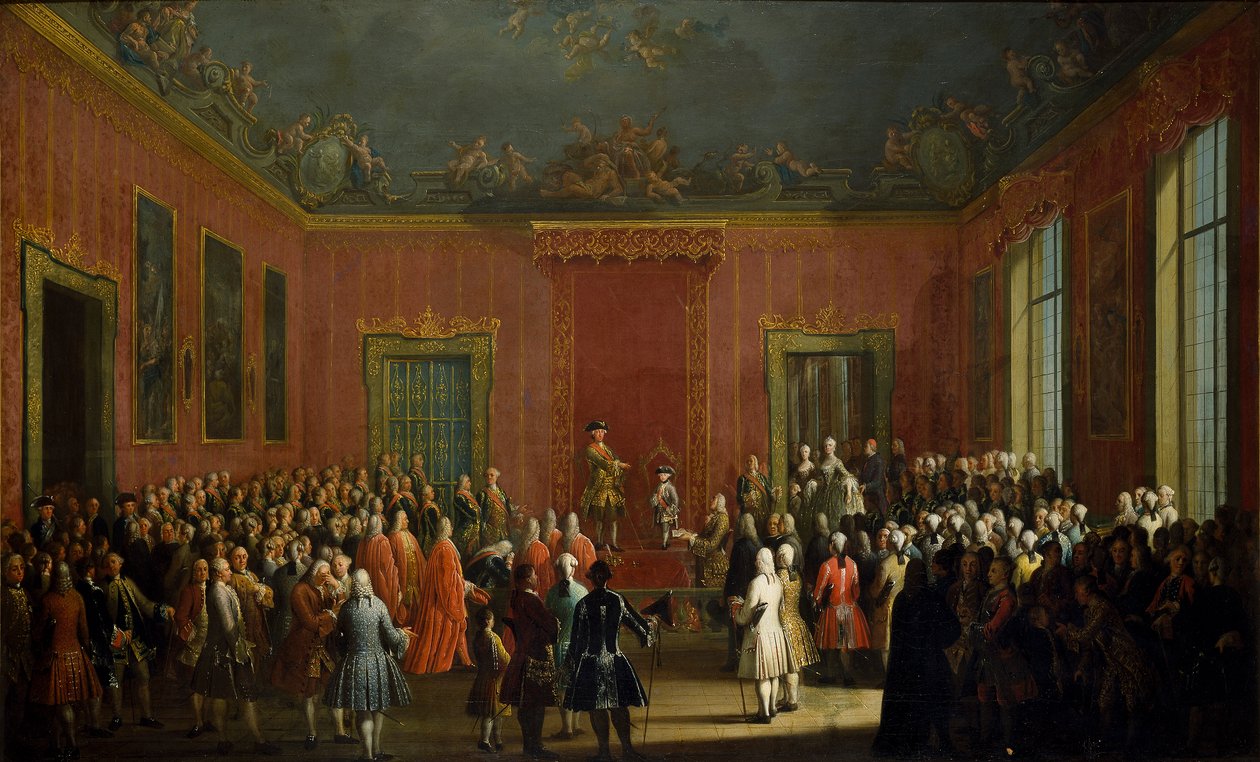 Abdication de Charles de Bourbon - Michele Foschini
