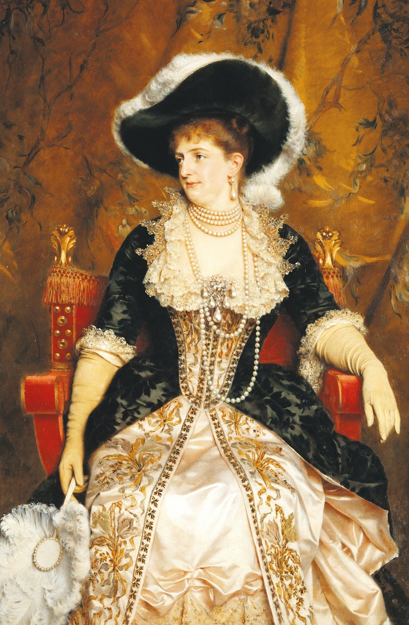 Portrait de Margherita de Savoie - Michele Gordigiani