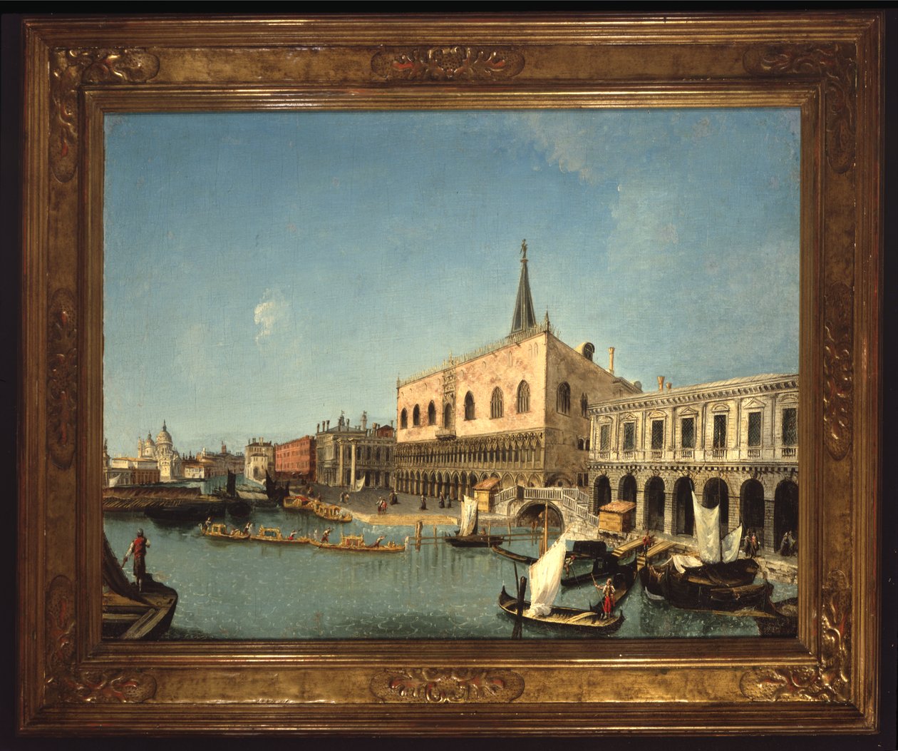 Palais des Doges, Venise (huile sur toile) - Michele Marieschi