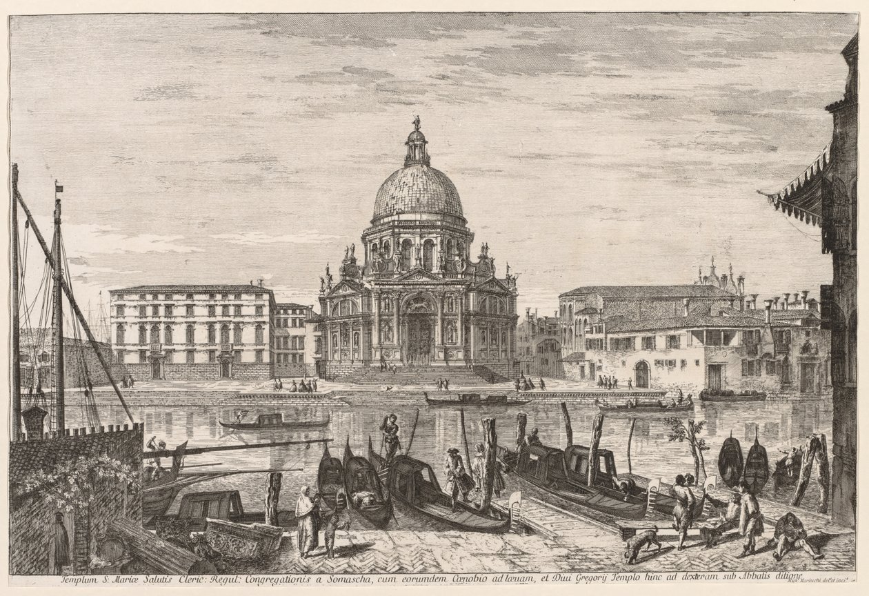 Vues de Venise : S. M. Della Salute - Michele Marieschi