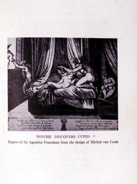 Psyché Découvre Cupidon, gravé par Agostino Veneziano (1490-1540) - Michiel I after Coxie or Coxcie