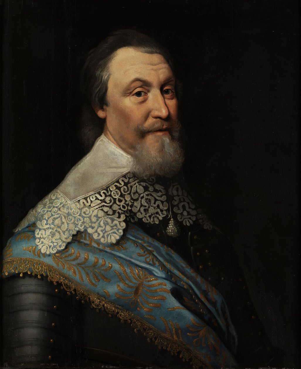 Portrait du comte Axel Oxenstierna (Oxenstjerna) (1583-1654) - Michiel Jansz. van Miereveld