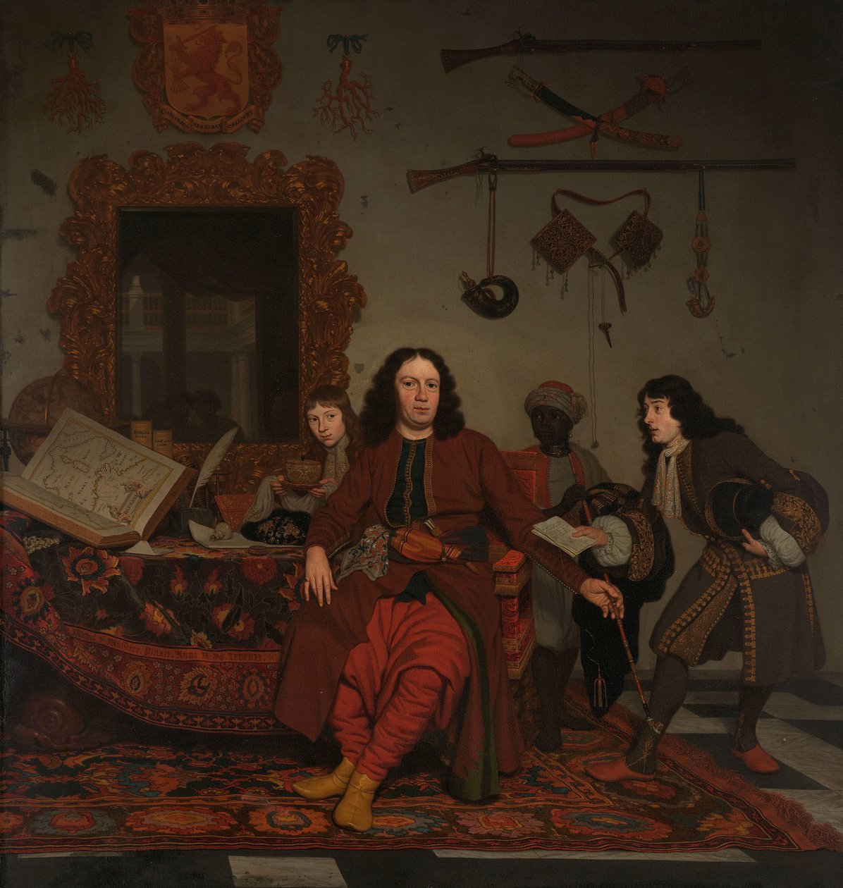 Portrait de Thomas Hees (né en 1634/35), résident et commissaire des États généraux auprès des gouvernements d