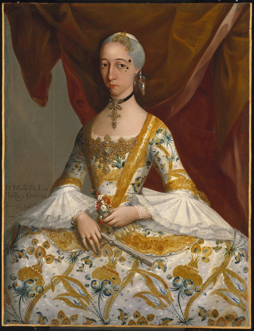 Doña María de la Luz Padilla y (Gómez de) Cervantes - Miguel Cabrera