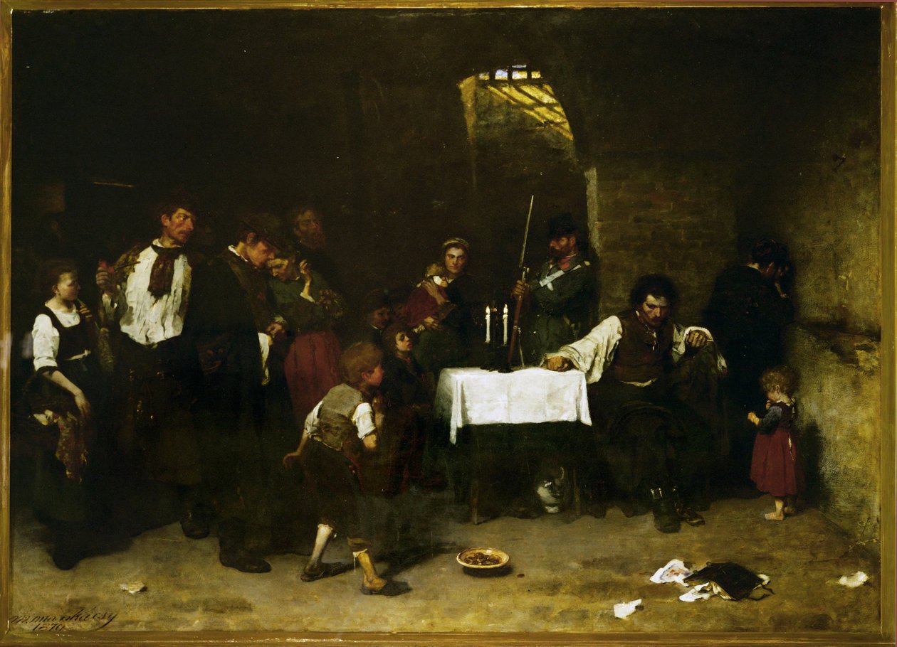 La cellule du condamné - Mihaly Munkacsy