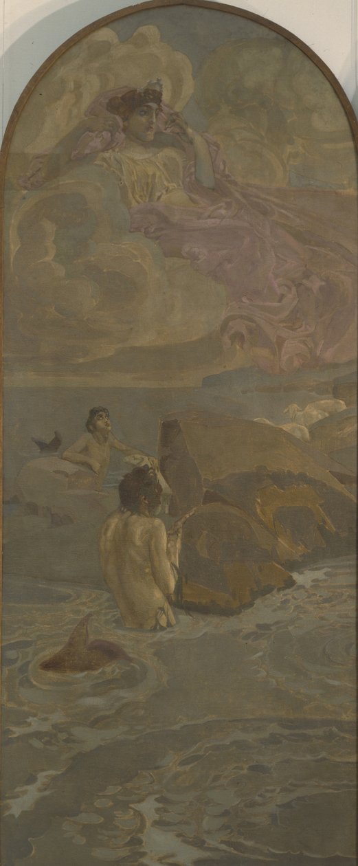 Juin, panneau gauche du triptyque Le Jugement de Pâris, 1893 - Mikhail Aleksandrovich Vrubel