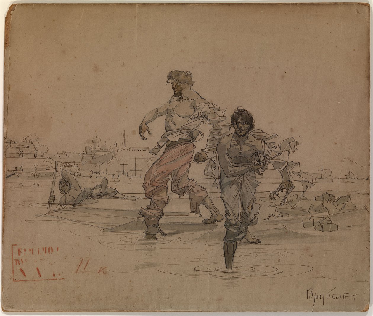 Illustration pour le poème Les Frères brigands d
