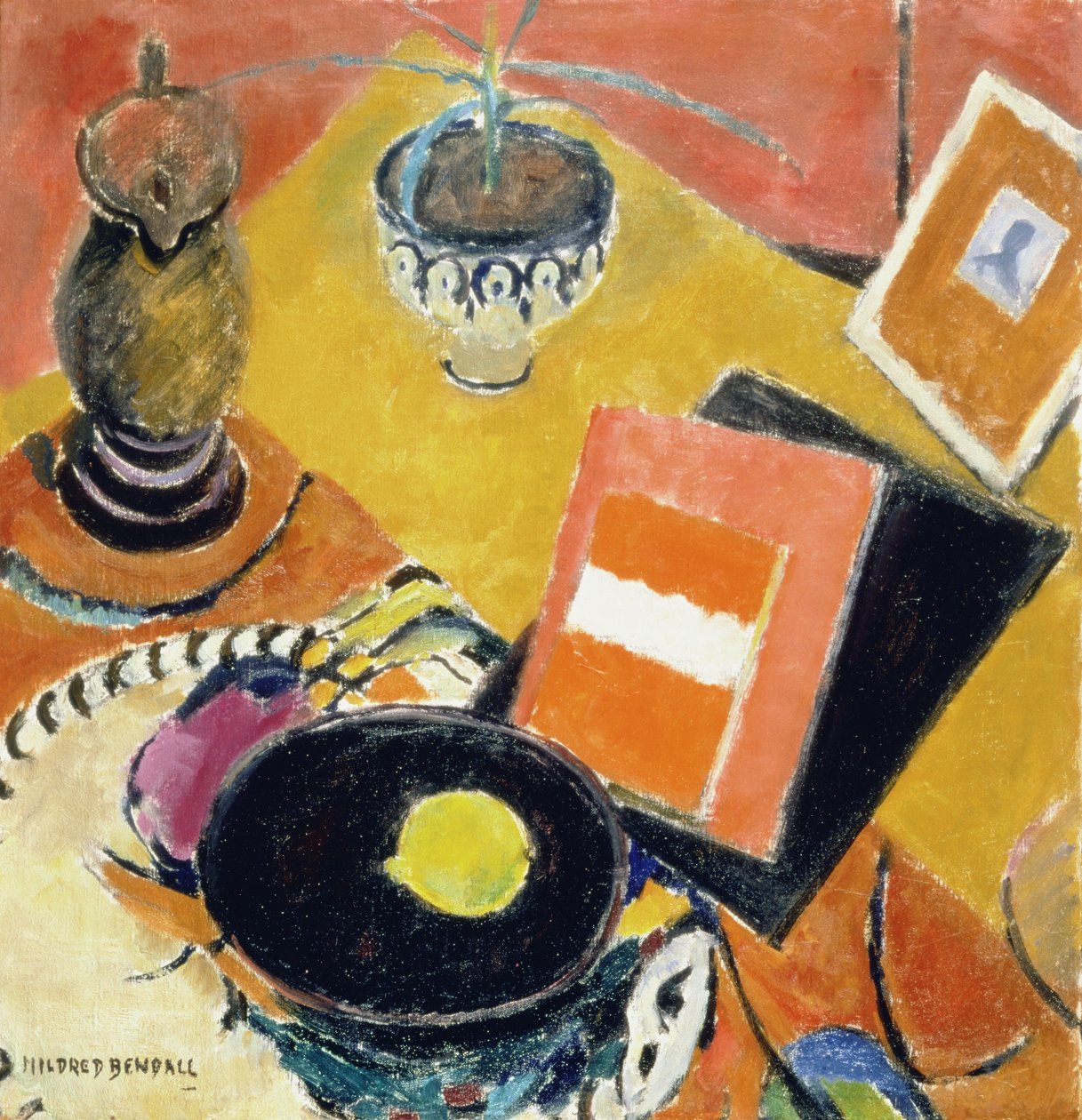 Citron, cruches et livres - Mildred Bendall