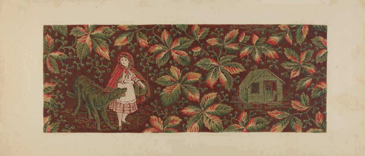 Textile imprimé, vers 1940 - Mildred Ford
