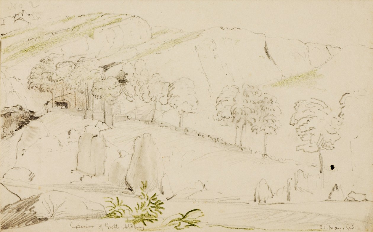 Extérieur de la grotte, Aldberg - Miner Kilbourne Kellogg