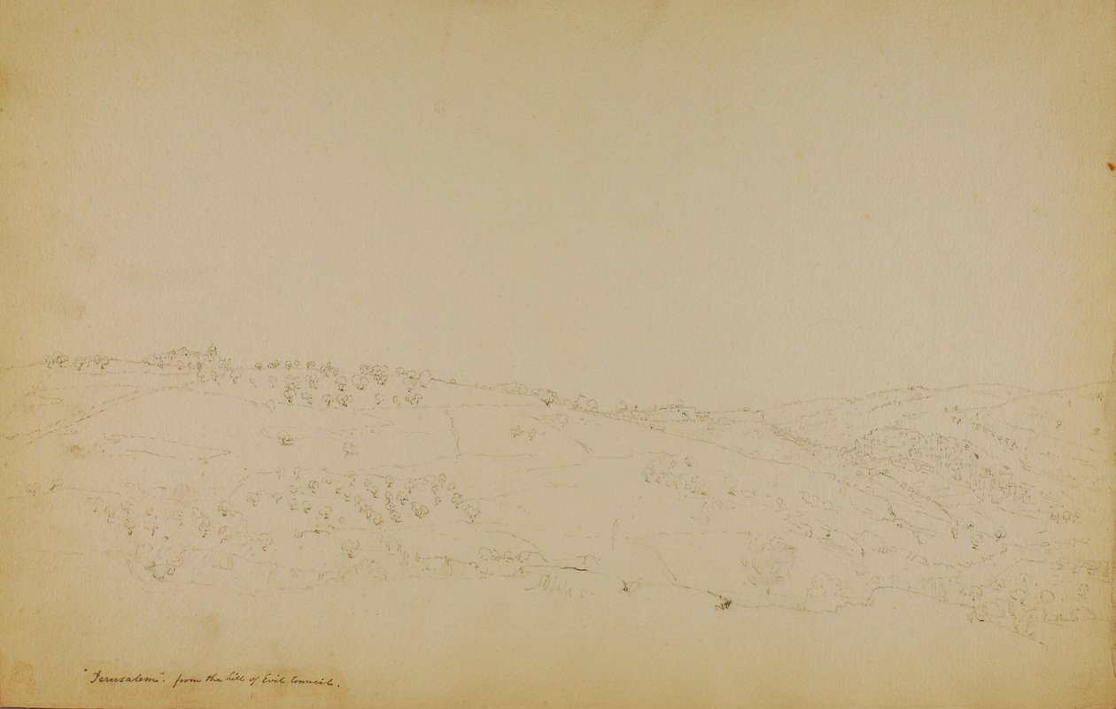 Jérusalem depuis la Colline du Mal - Miner Kilbourne Kellogg