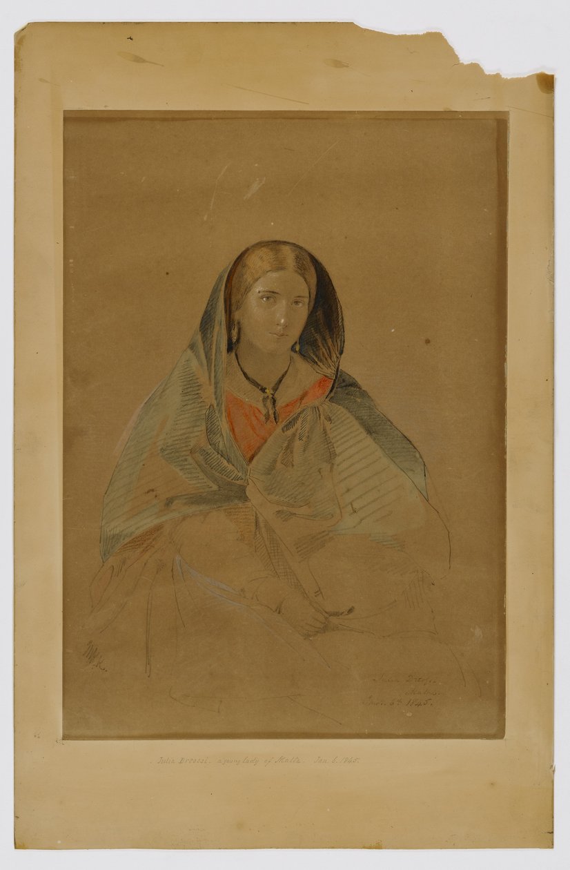Julia Dreossi, une jeune femme de Malte - Miner Kilbourne Kellogg