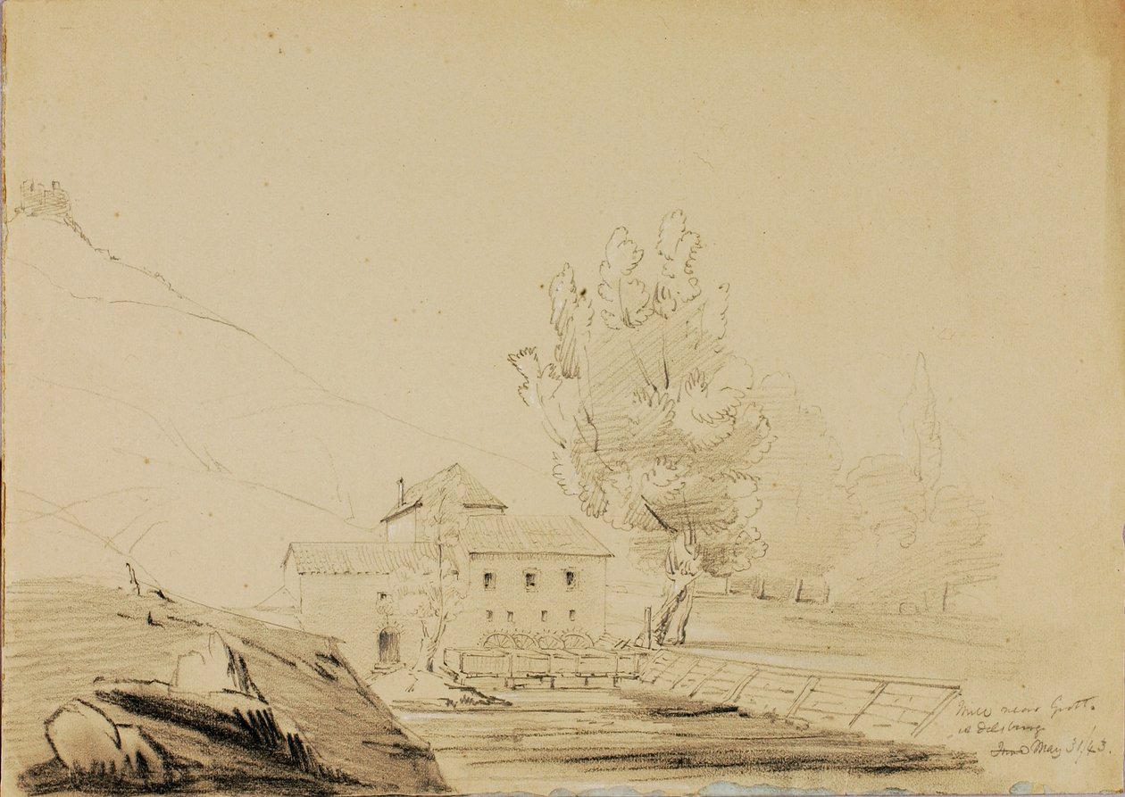 Moulin près de la grotte, Aldberg - Miner Kilbourne Kellogg